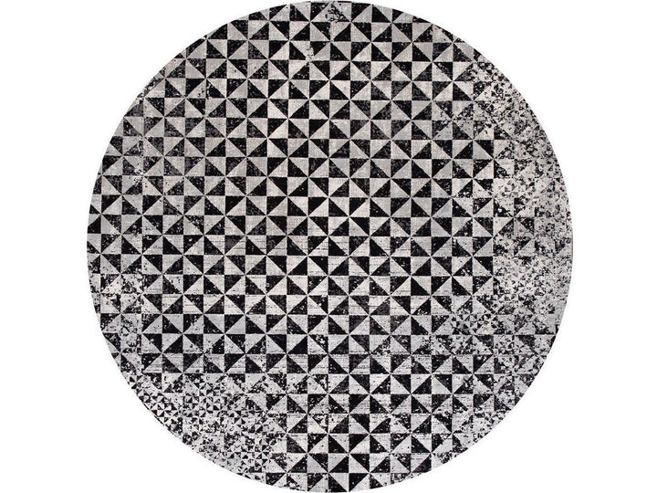 Contemporary Wool and Silk Rug 8 X 11