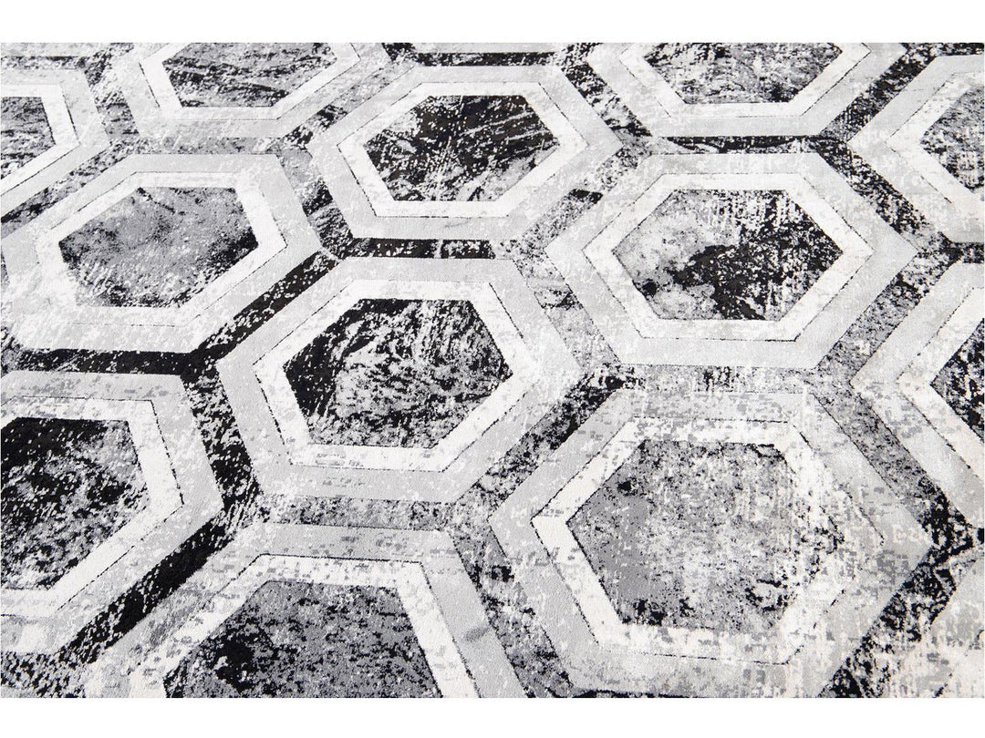 Contemporary Wool and Silk Rug 10 X 13