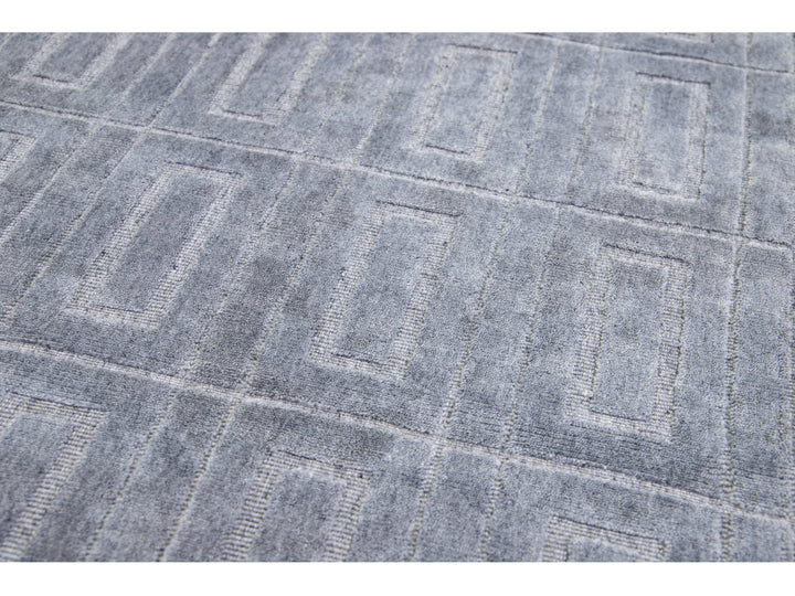 Modern Ikat Wool Rug 12 X 15