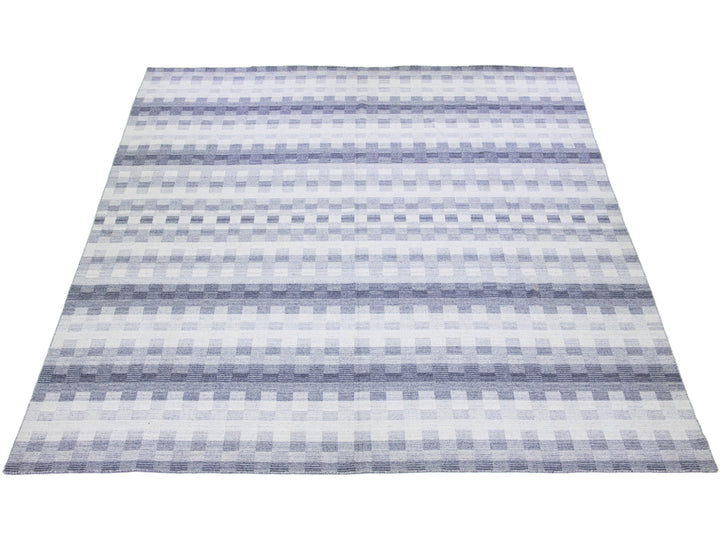 Modern Kilim Flatweave Wool Rug 12 X 15