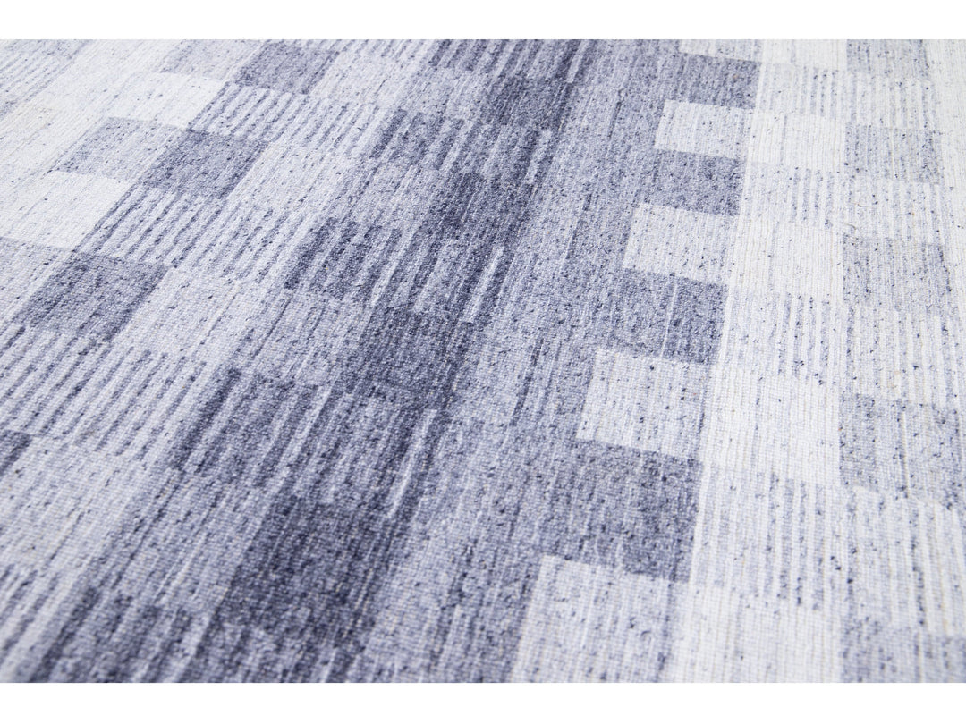 Modern Kilim Flatweave Wool Rug 12 X 15