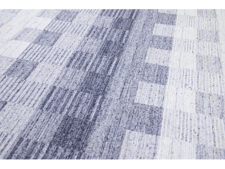 Modern Kilim Flatweave Wool Rug 12 X 15