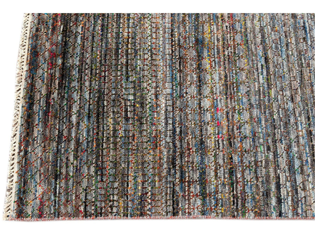 21st Century Modern Sari Wool Rug 10' x 14'