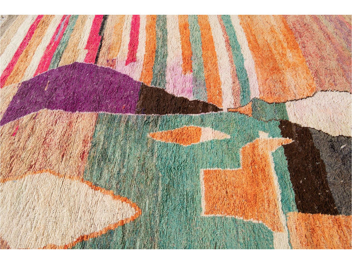 Vintage Beni Ourain Moroccan Wool Rug 6 X 10