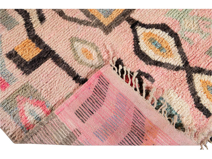 Vintage Azilal Moroccan Wool Rug 5 X 8