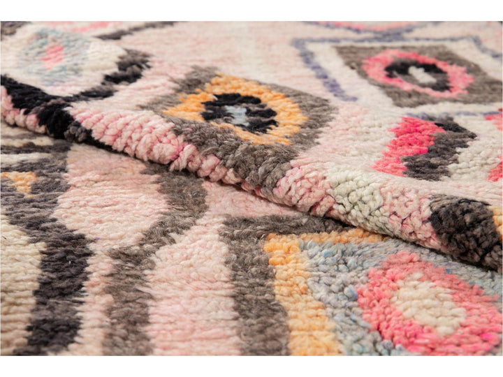 Vintage Azilal Moroccan Wool Rug 5 X 8