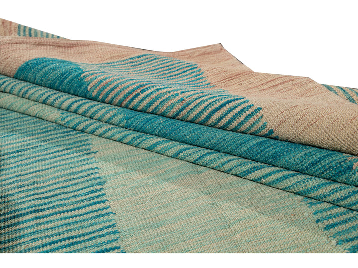 Modern Kilim Wool Rug 9 X 12