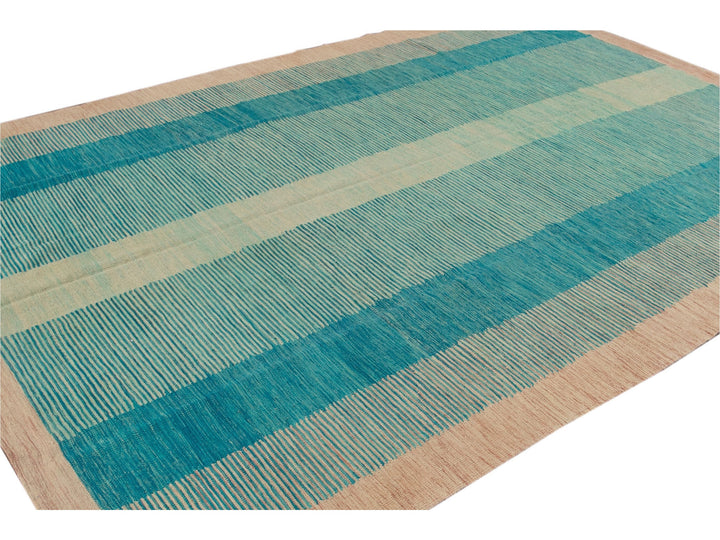 Modern Kilim Wool Rug 9 X 12