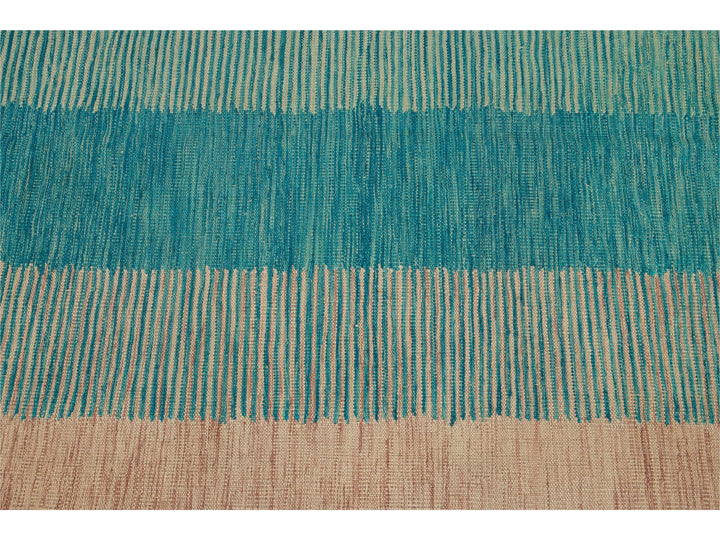 Modern Kilim Wool Rug 9 X 12