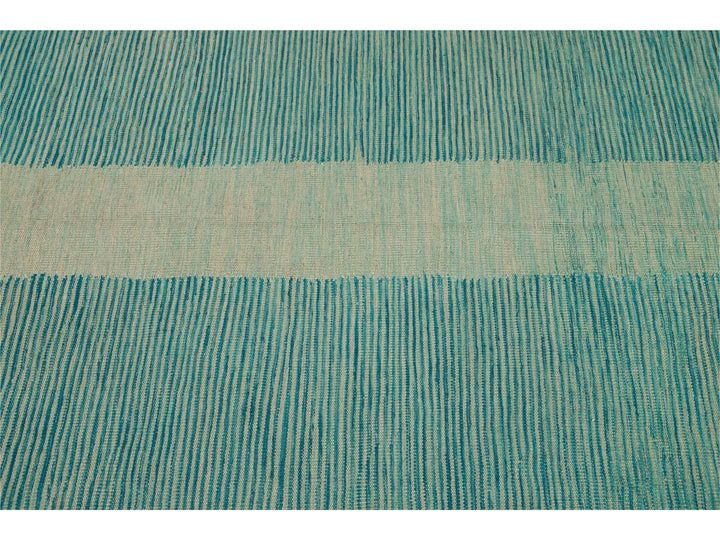 Modern Kilim Wool Rug 9 X 12