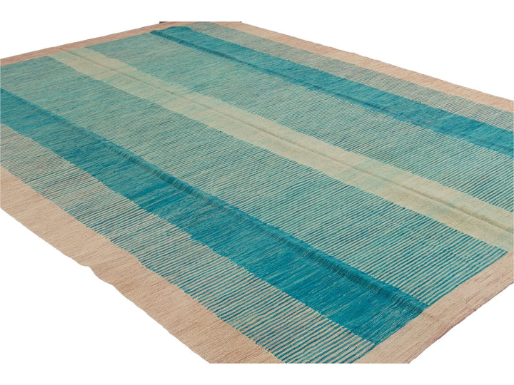 Modern Kilim Wool Rug 9 X 12