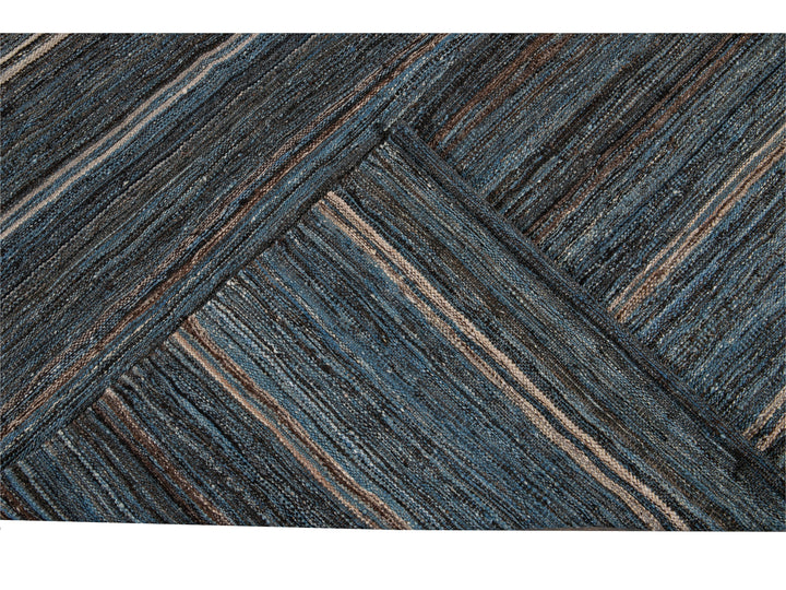 Modern Kilim Wool Rug 9 X 12