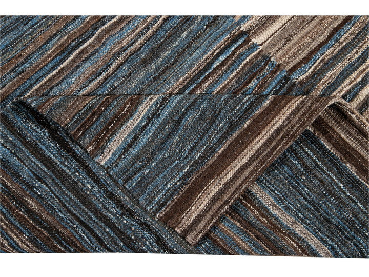 Modern Kilim Wool Rug 9 X 12