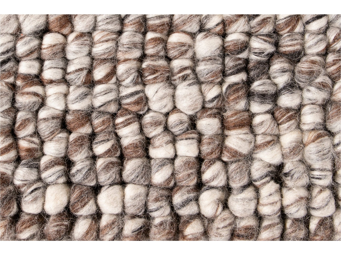 Modern Felted Texture Wool Rug