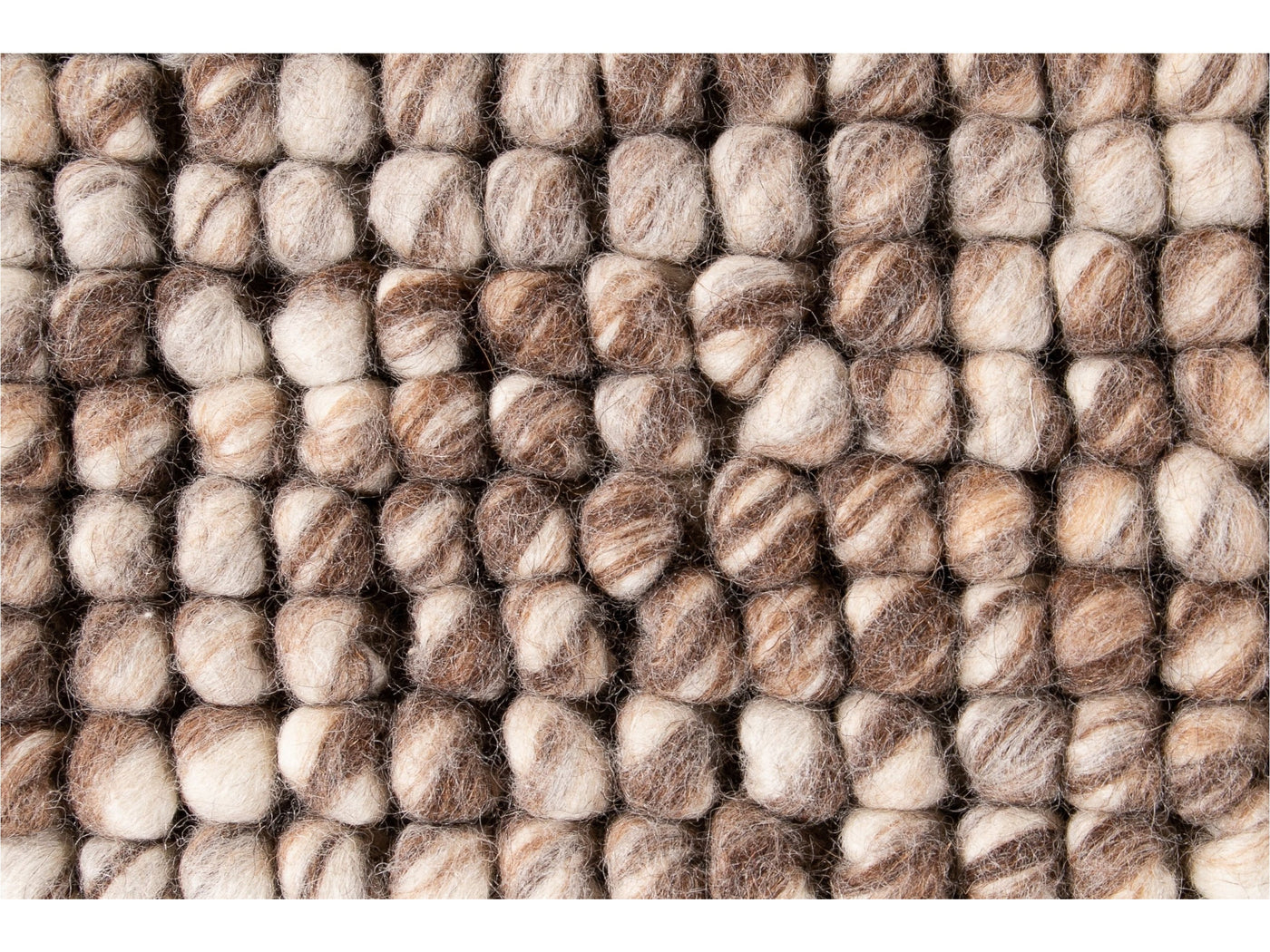 Modern Felted Texture Wool Rug