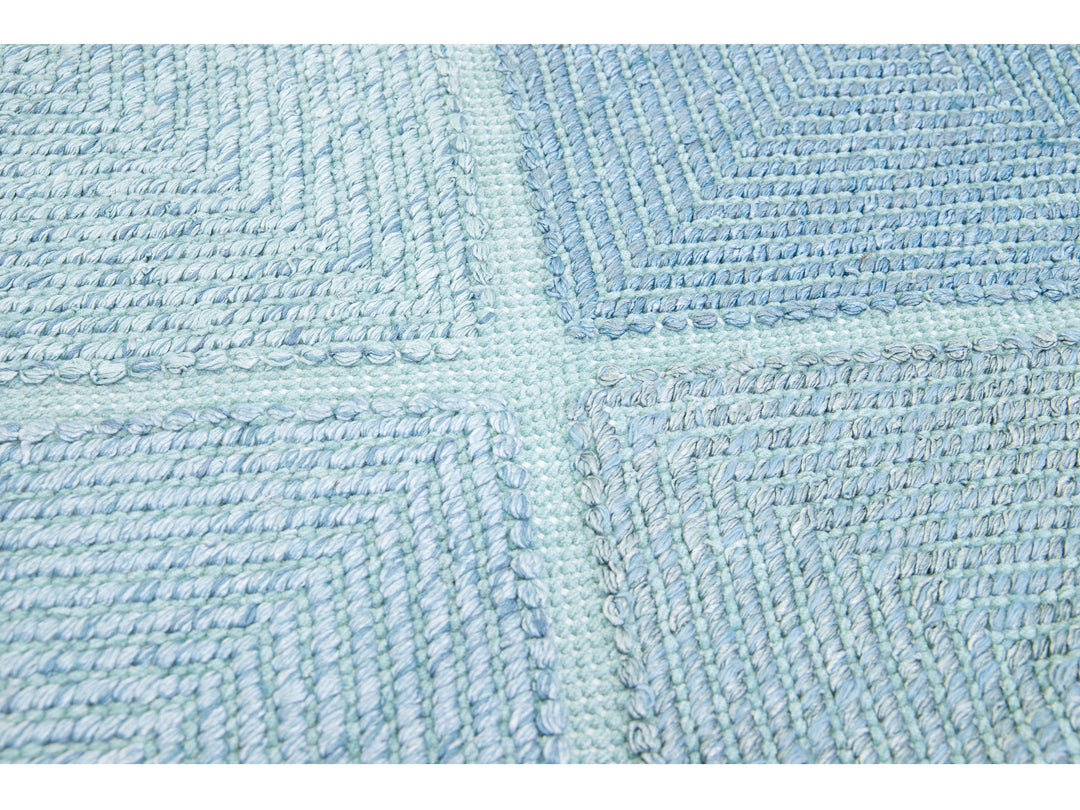 Modern Swedish Wool Rug 10 X 14