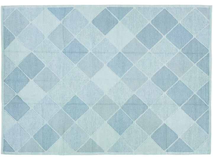 Modern Swedish Wool Rug 10 X 14