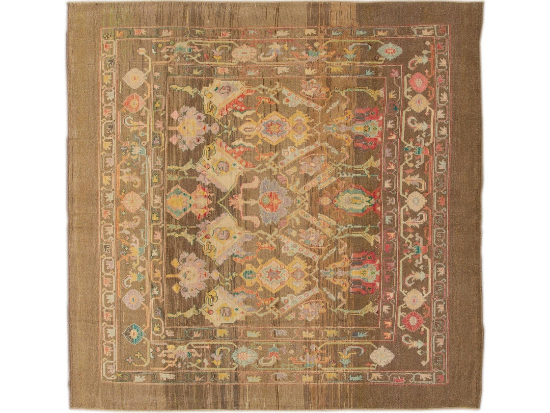 Modern Revival Square Wool Rug 8 X 8