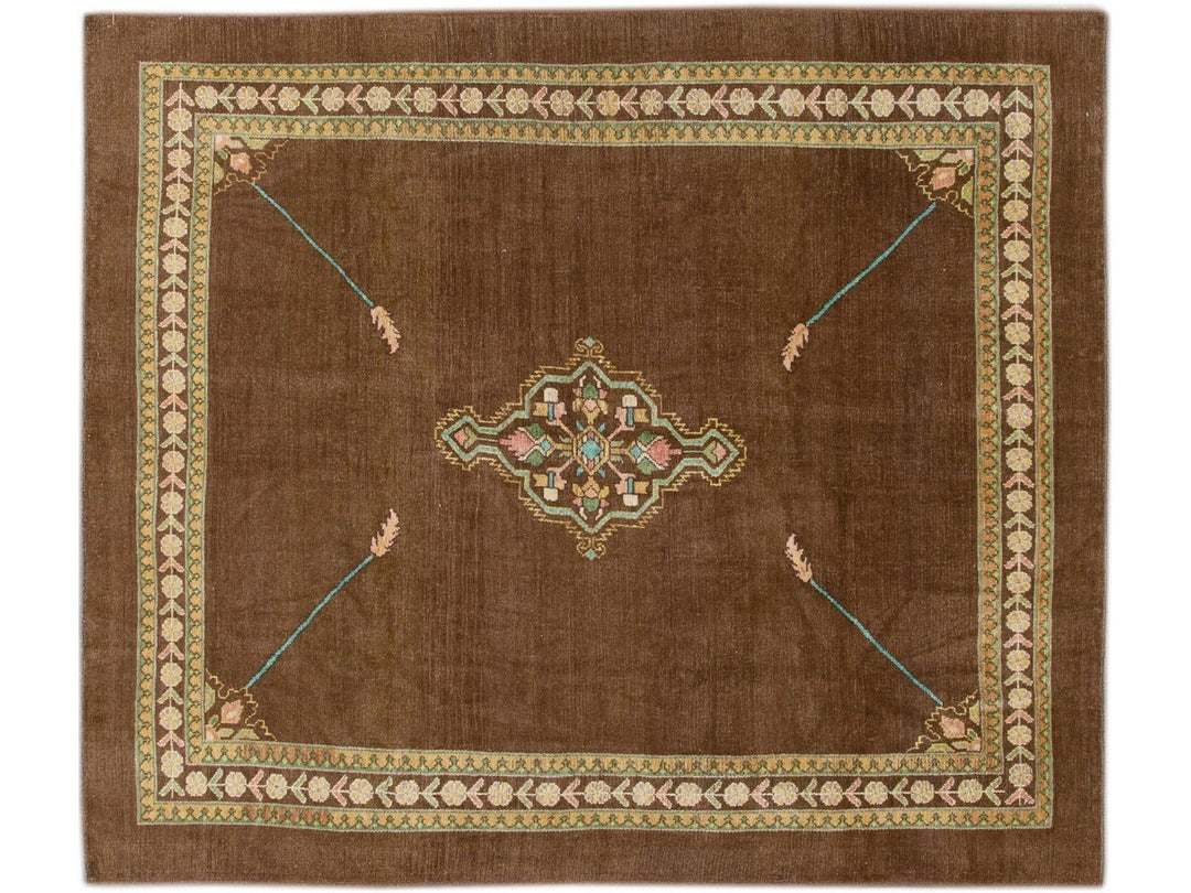 Modern Revival Wool Rug 7 X 8