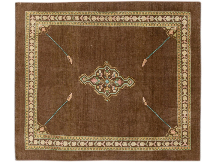 Modern Revival Wool Rug 7 X 8