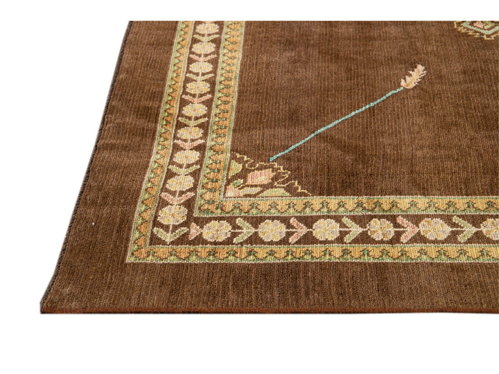 Modern Revival Wool Rug 7 X 8