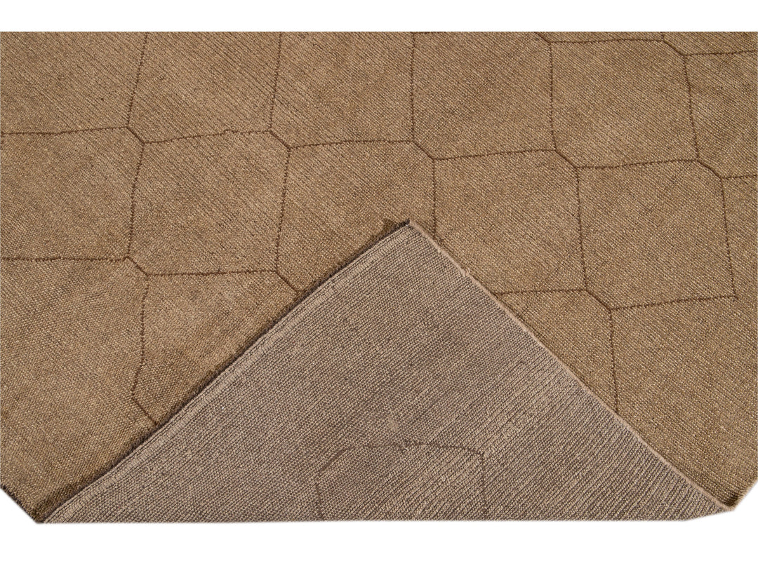 Modern Moroccan Wool Rug 9 X 10