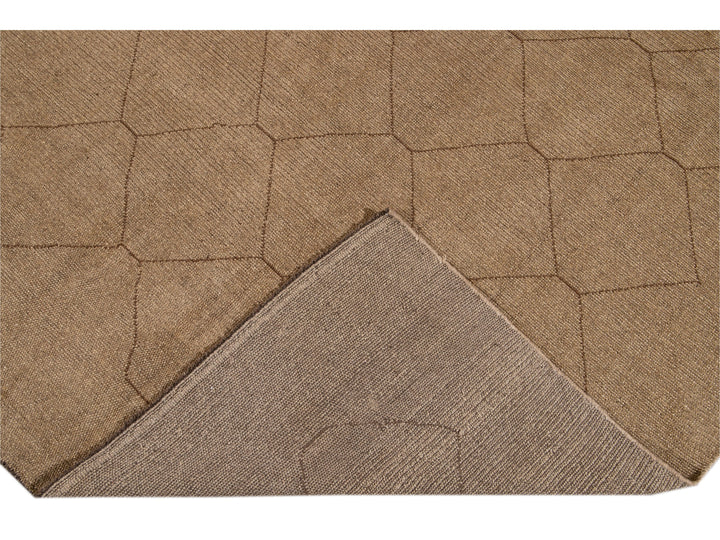 Modern Moroccan Wool Rug 9 X 10