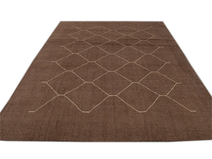 Modern Moroccan Wool Rug 7 X 10