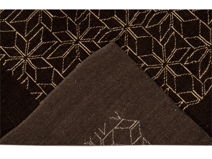 Modern Deco Style Wool Rug 7 X 10