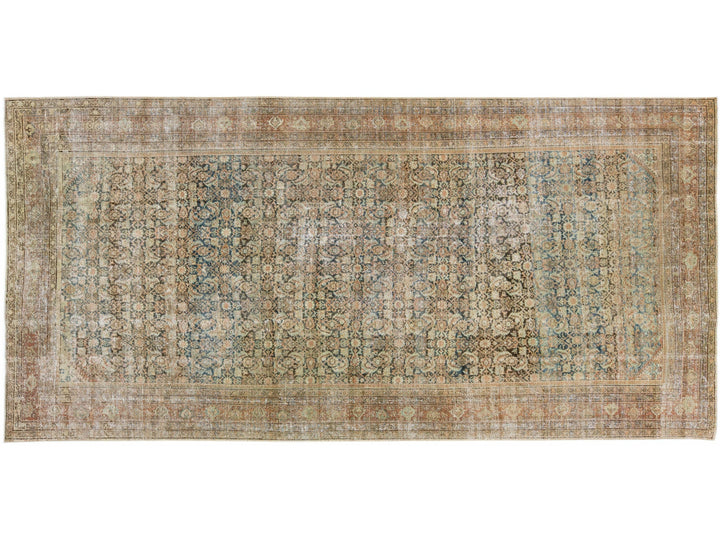 Antique Malayer Runner 8 X 16