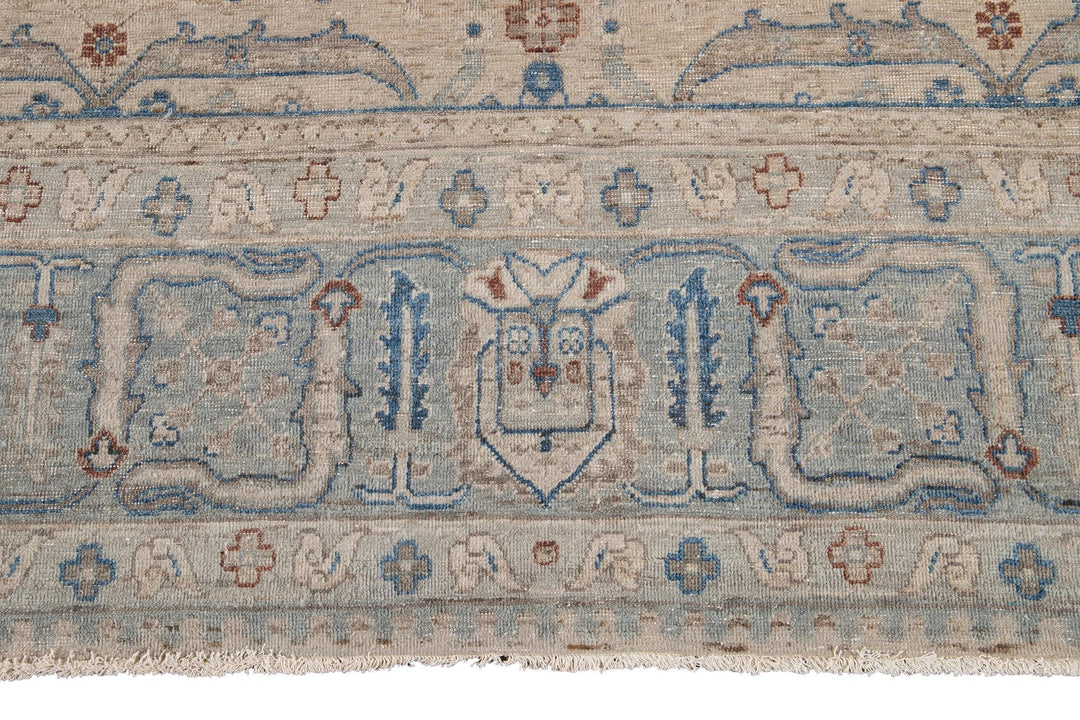 21st Century Contemporary Indian Wool Rug, 9 X 12