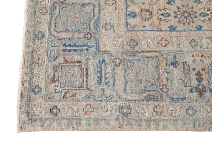 21st Century Contemporary Indian Wool Rug, 9 X 12