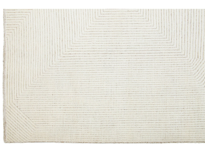Modern Moroccan Wool Rug 8 X 10