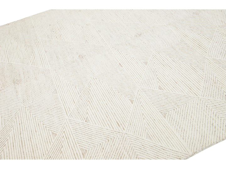 Modern Moroccan Wool Rug 8 X 10