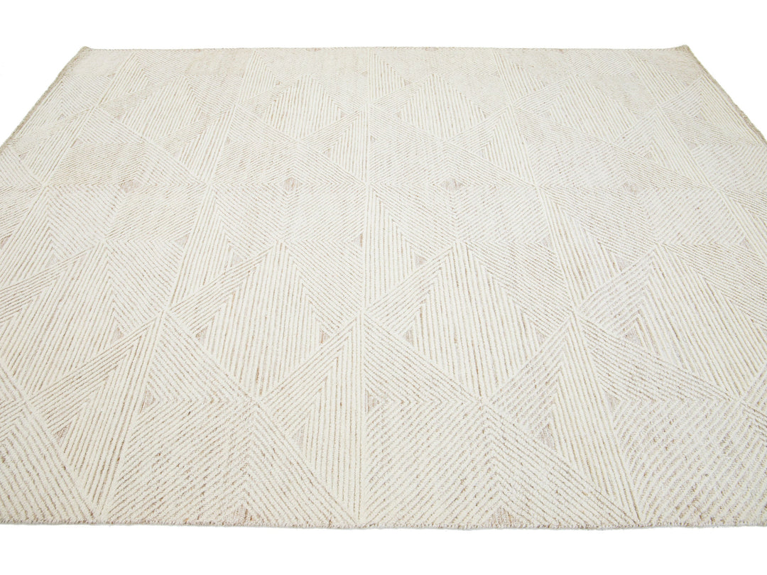 Modern Moroccan Wool Rug 8 X 10