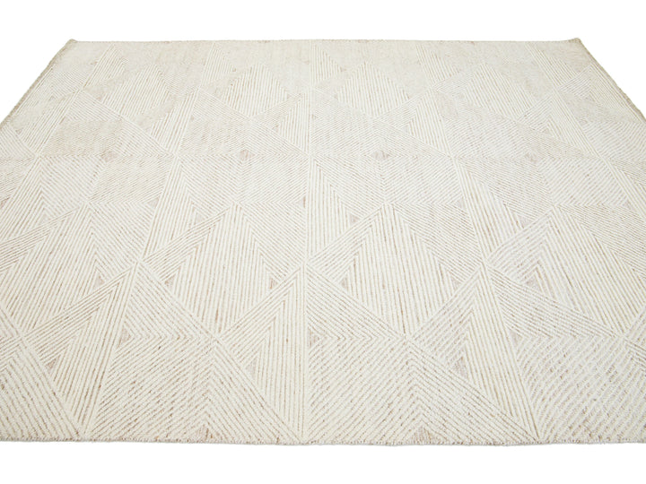 Modern Moroccan Wool Rug 8 X 10
