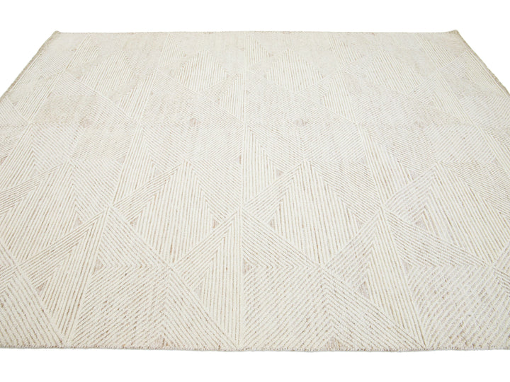 Modern Moroccan Wool Rug 8 X 10