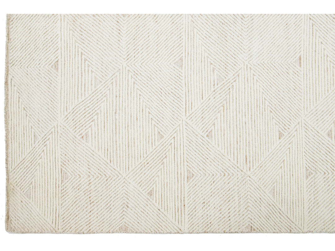 Modern Moroccan Wool Rug 8 X 10