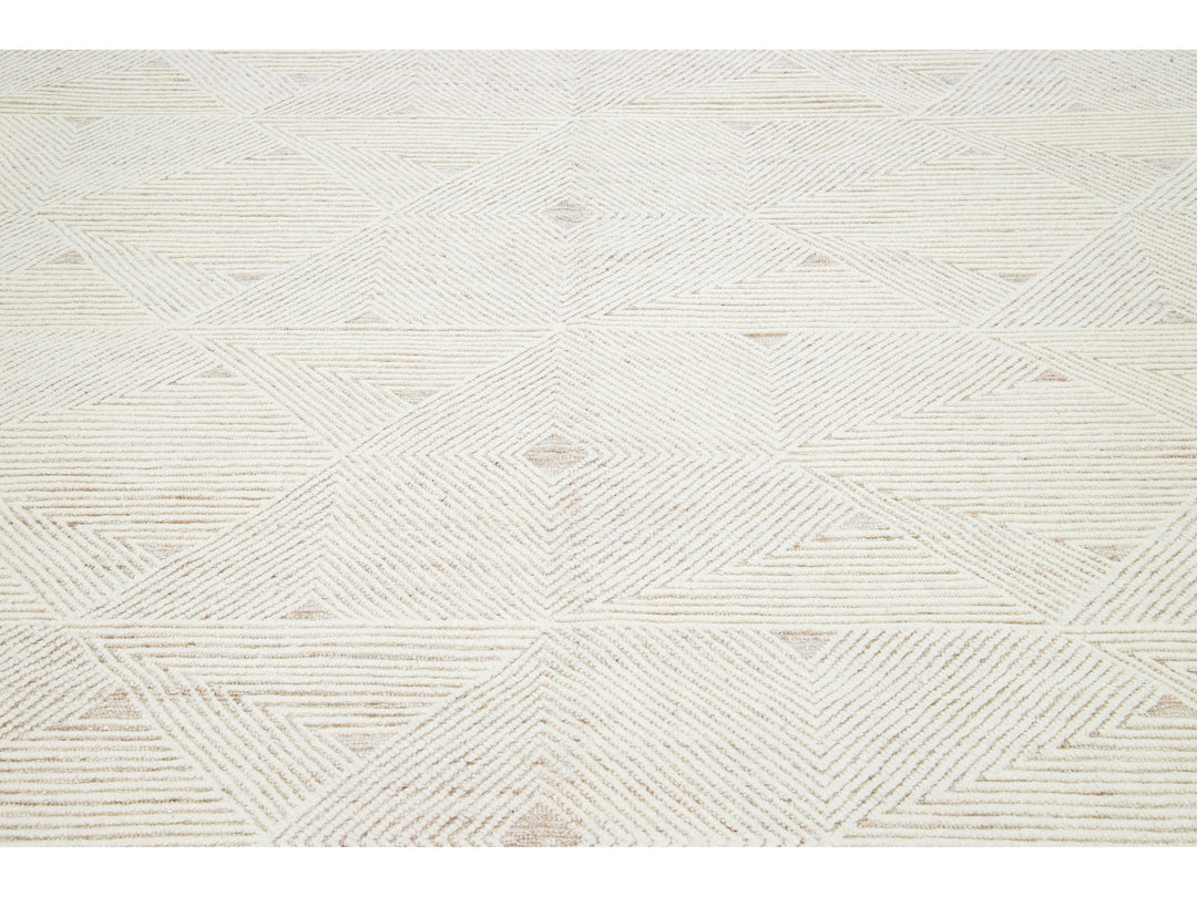 Modern Moroccan Wool Rug 8 X 10