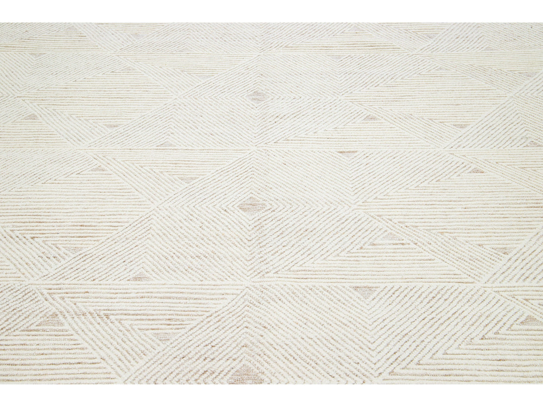 Modern Moroccan Wool Rug 8 X 10