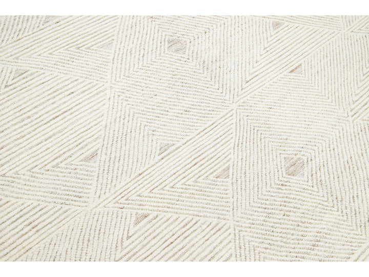 Modern Moroccan Wool Rug 8 X 10