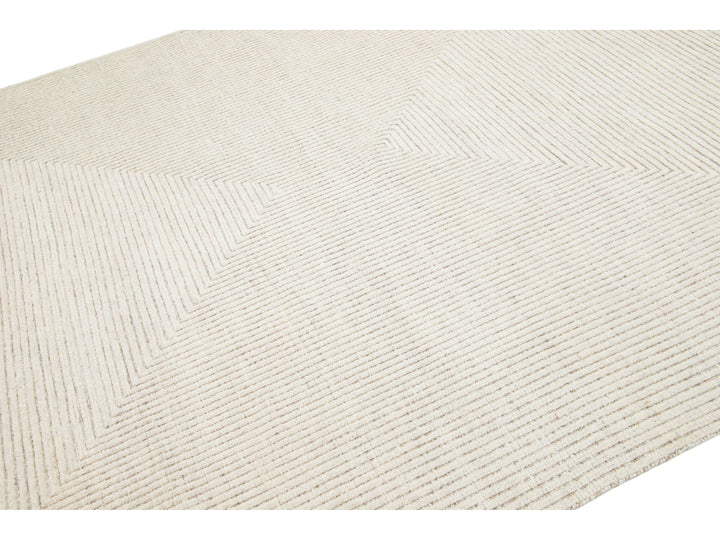 Modern Moroccan Wool Rug 8 X 10