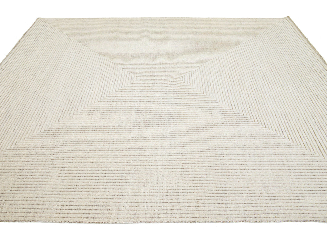 Modern Moroccan Wool Rug 8 X 10