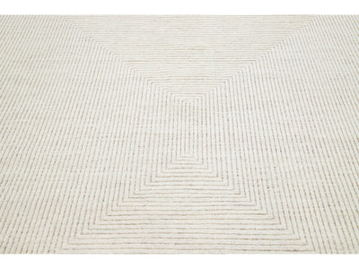 Modern Moroccan Wool Rug 8 X 10