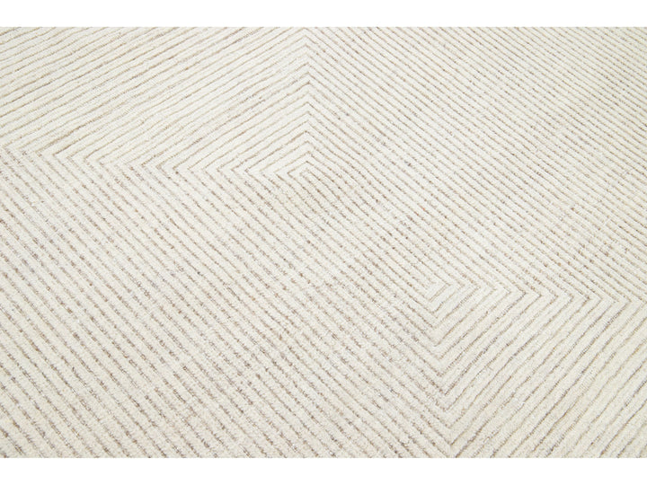 Modern Moroccan Wool Rug 8 X 10
