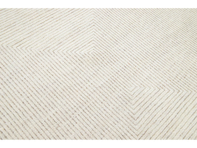 Modern Moroccan Wool Rug 8 X 10