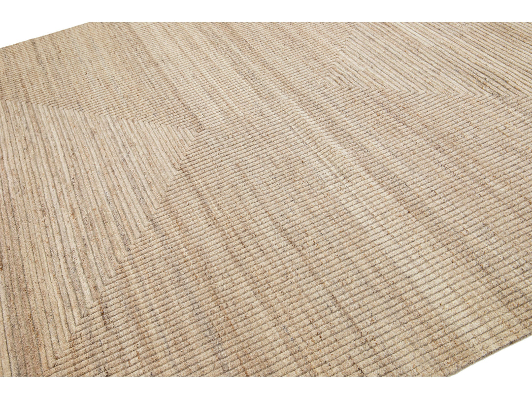 Modern Moroccan Wool Rug 8 X 10