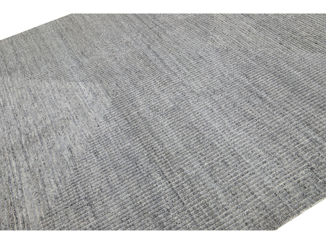 Modern Moroccan Wool Rug 8 X 10