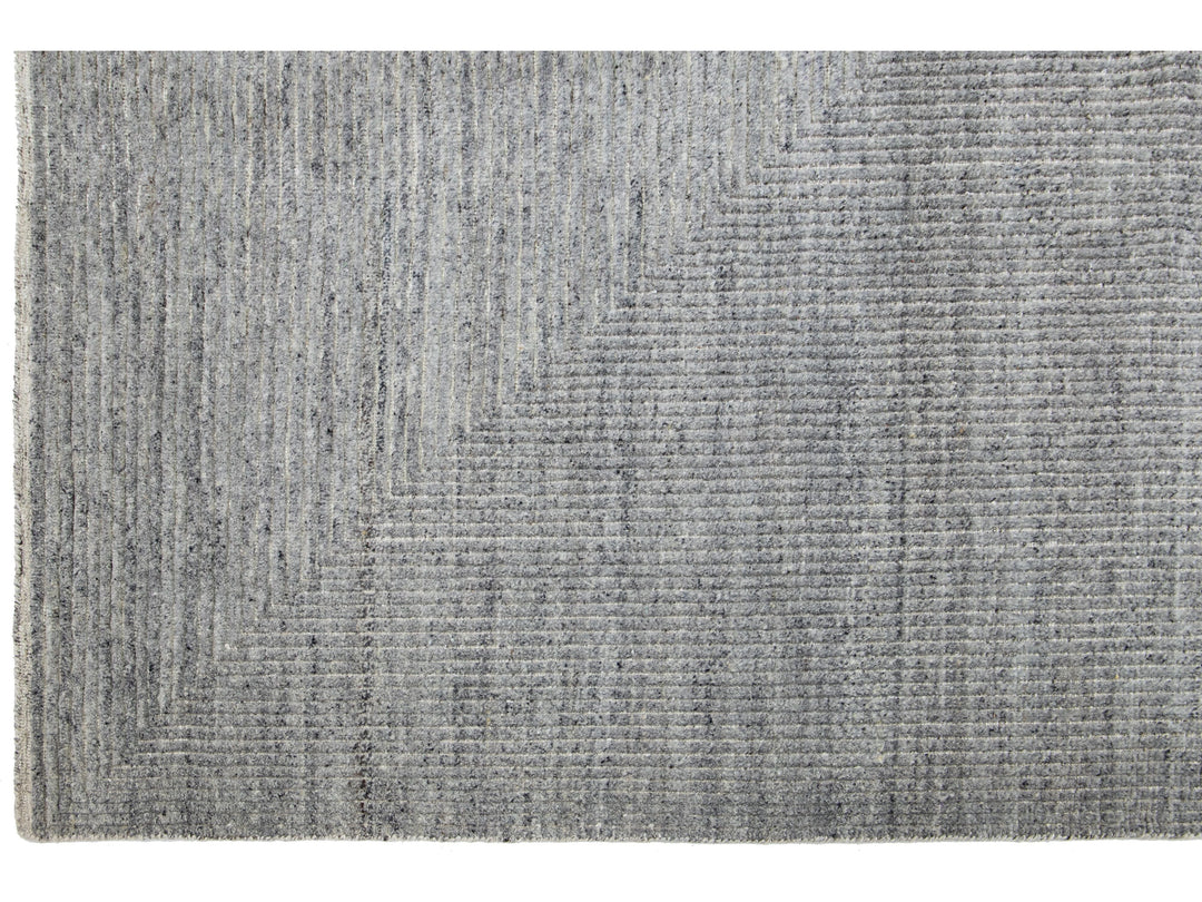 Modern Moroccan Wool Rug 8 X 10