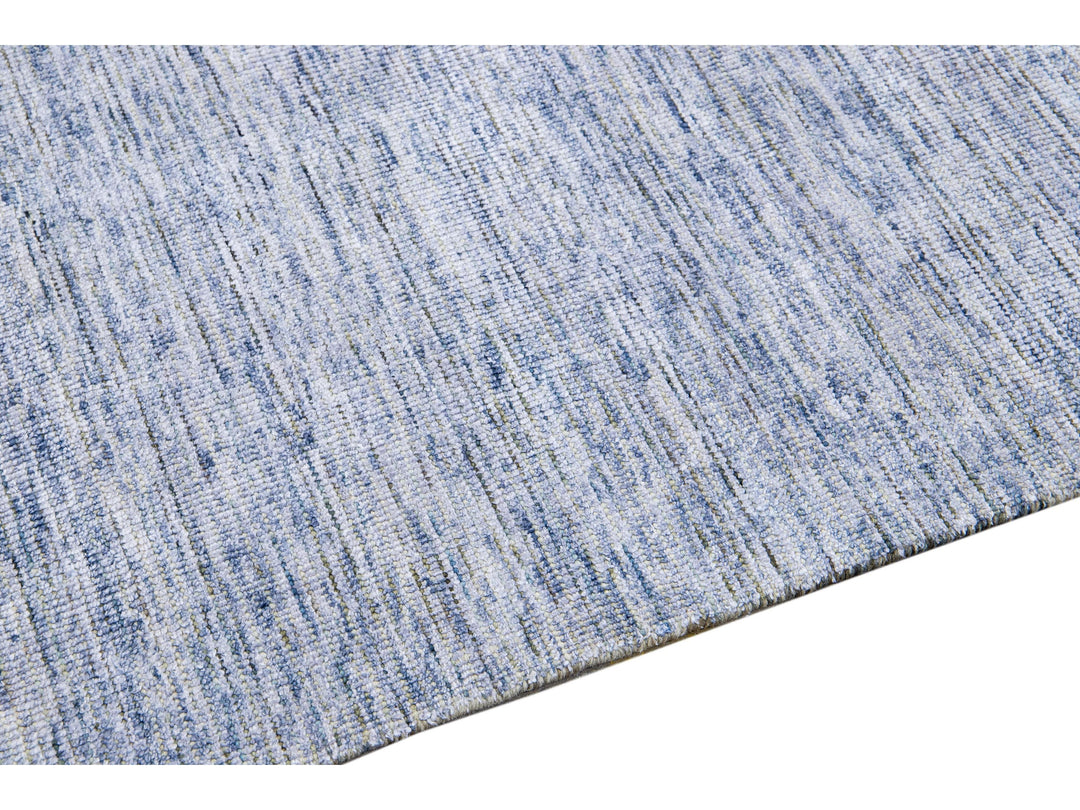 Modern Bamboo & Silk Groove Rug 8 X 10